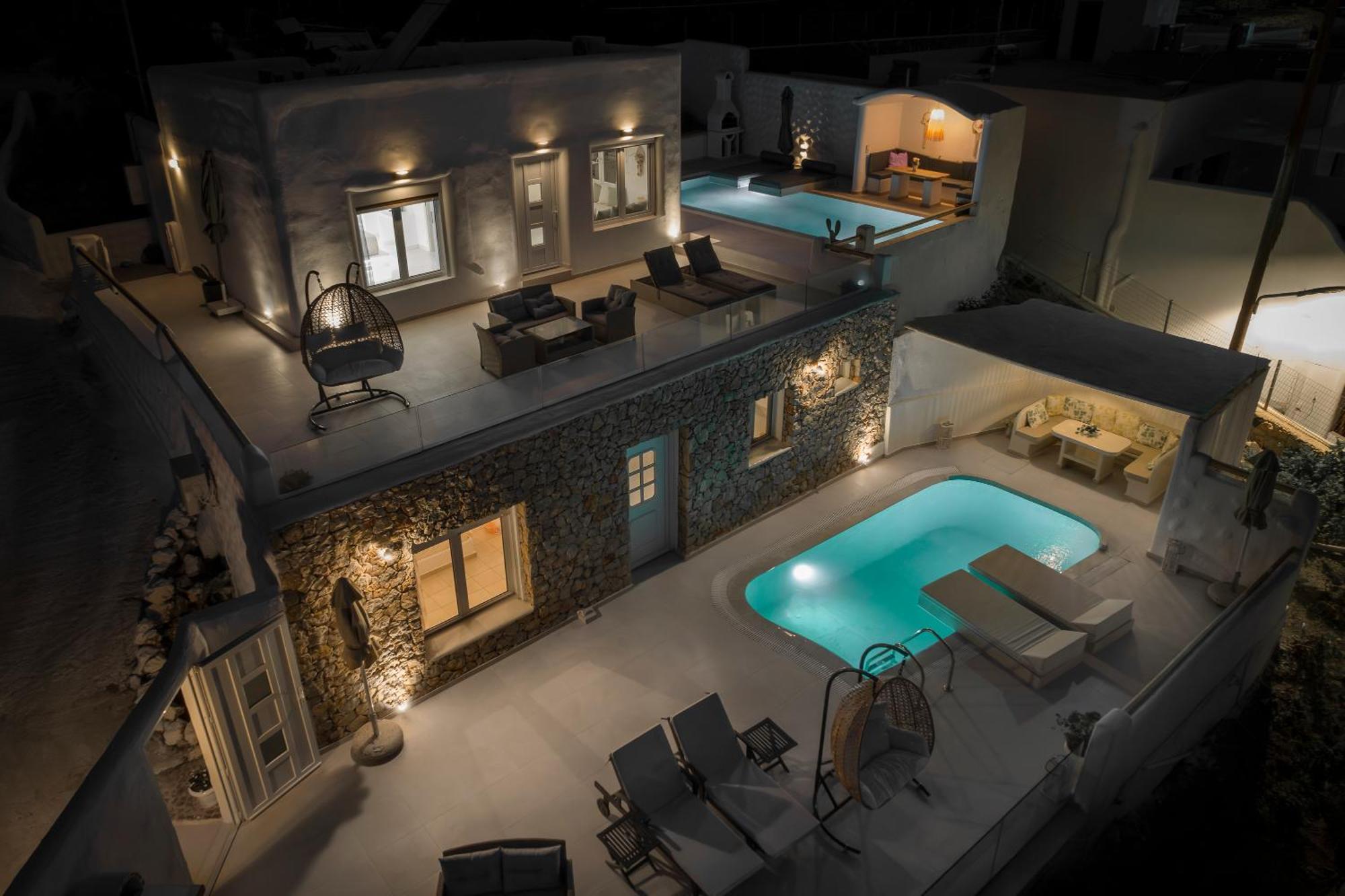 Dream Villa Santorini Vourvoúlos 외부 사진